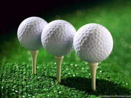 Peggade golfbollar